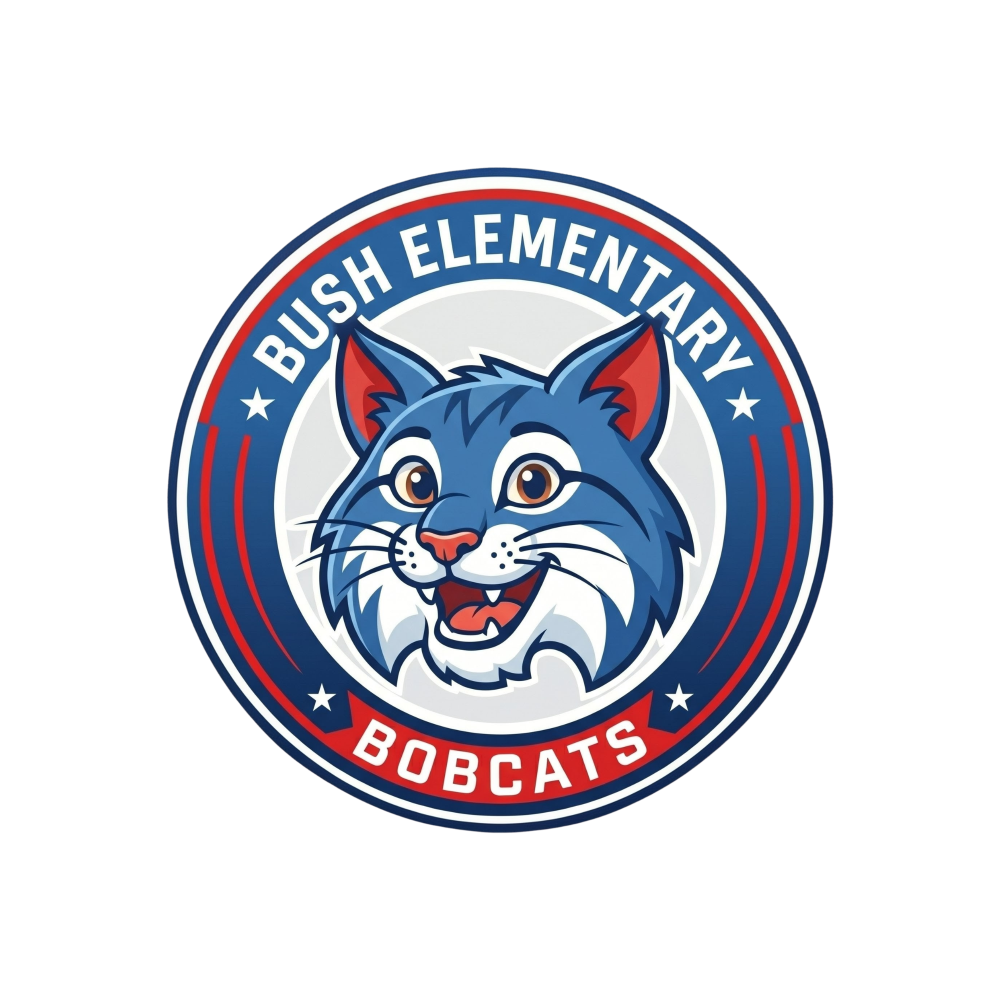 Bush Elementary Bobcats Logo